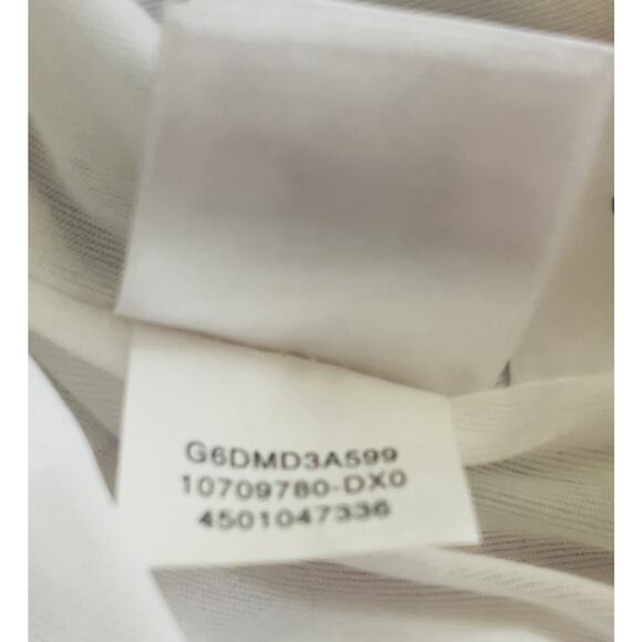 Anne Klein Sleeveless Dress White Red Poppy Floral Keyhole Back Midi Size 4 - Picture 13 of 13